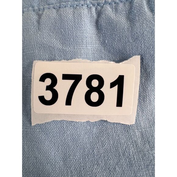 Telluride Clothing Co. Women's 100% Linen Shorts Light Blue Size 4 - Picture 11 of 11